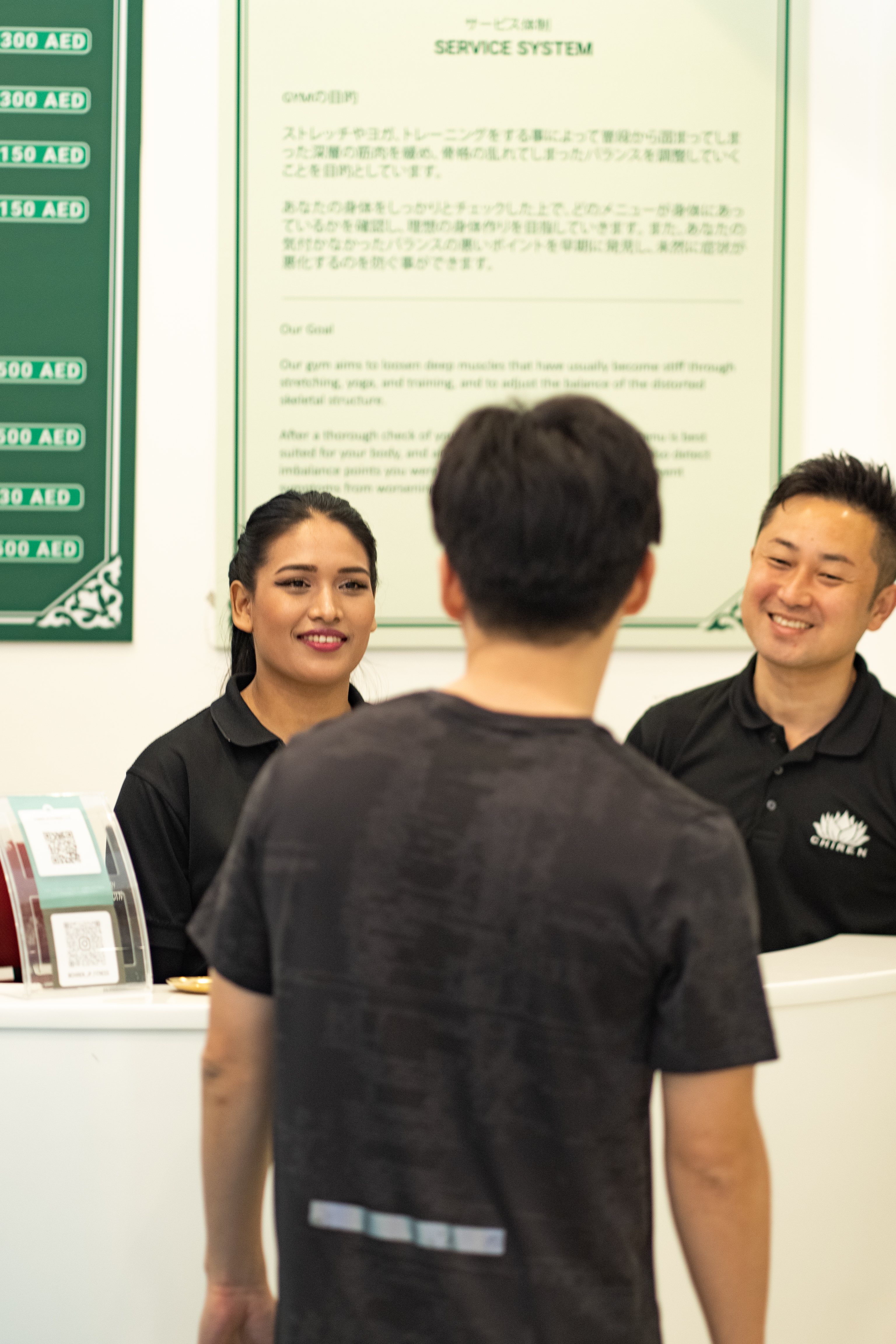Welcoming a client